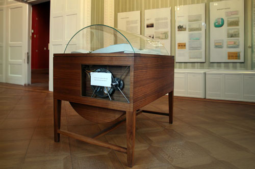 Histor. Schaukasten Nachbau v. 1932, Villa hügel, Essen, Architekt Prof. Jürg Steiner